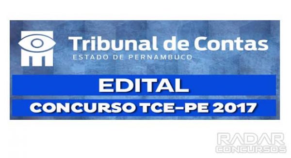 Concurso Auditor Tribunal De Contas Pernambuco TCE PE Radar