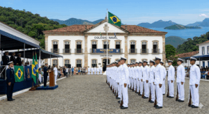 Candidatos do Concurso Marinha 2026 durante treinamento